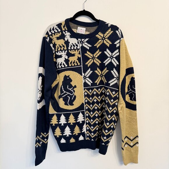 🎄 Chicago Cubs Holiday Sweater – MLB Genuine Merchandise 🎁 - Picture 1 of 7